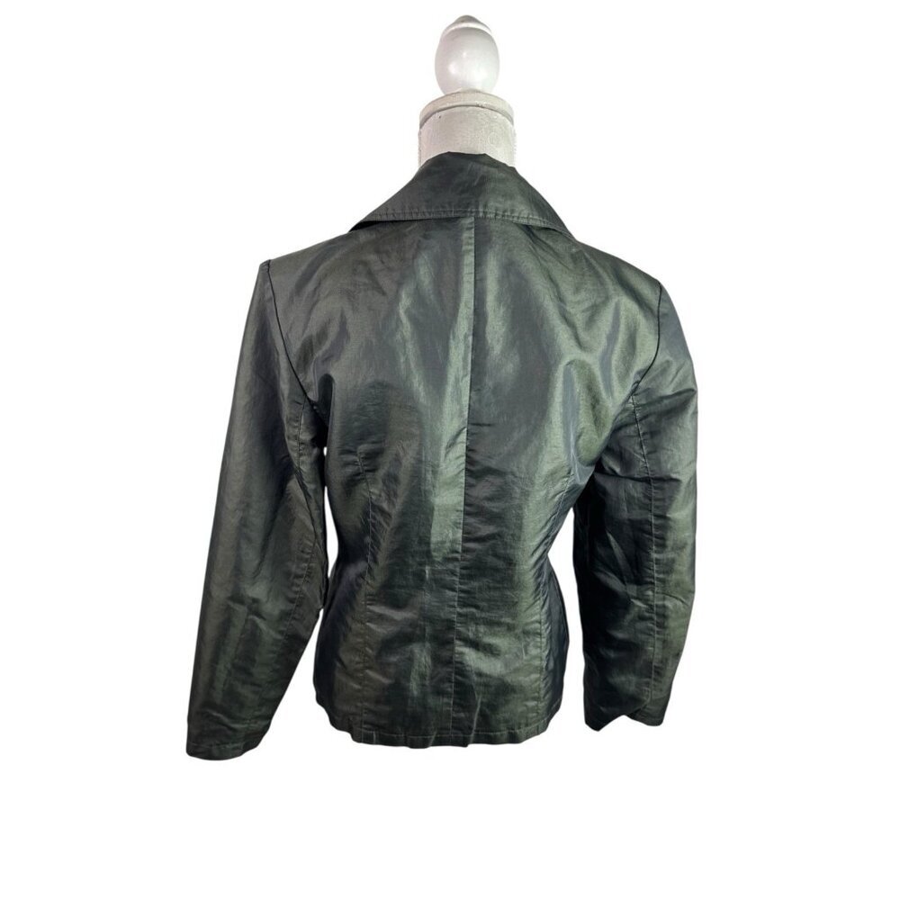 Braetan Women's S Lightweight Mesh Lined Jacket‎ Green Sheen EUC - Picture 2 of 9